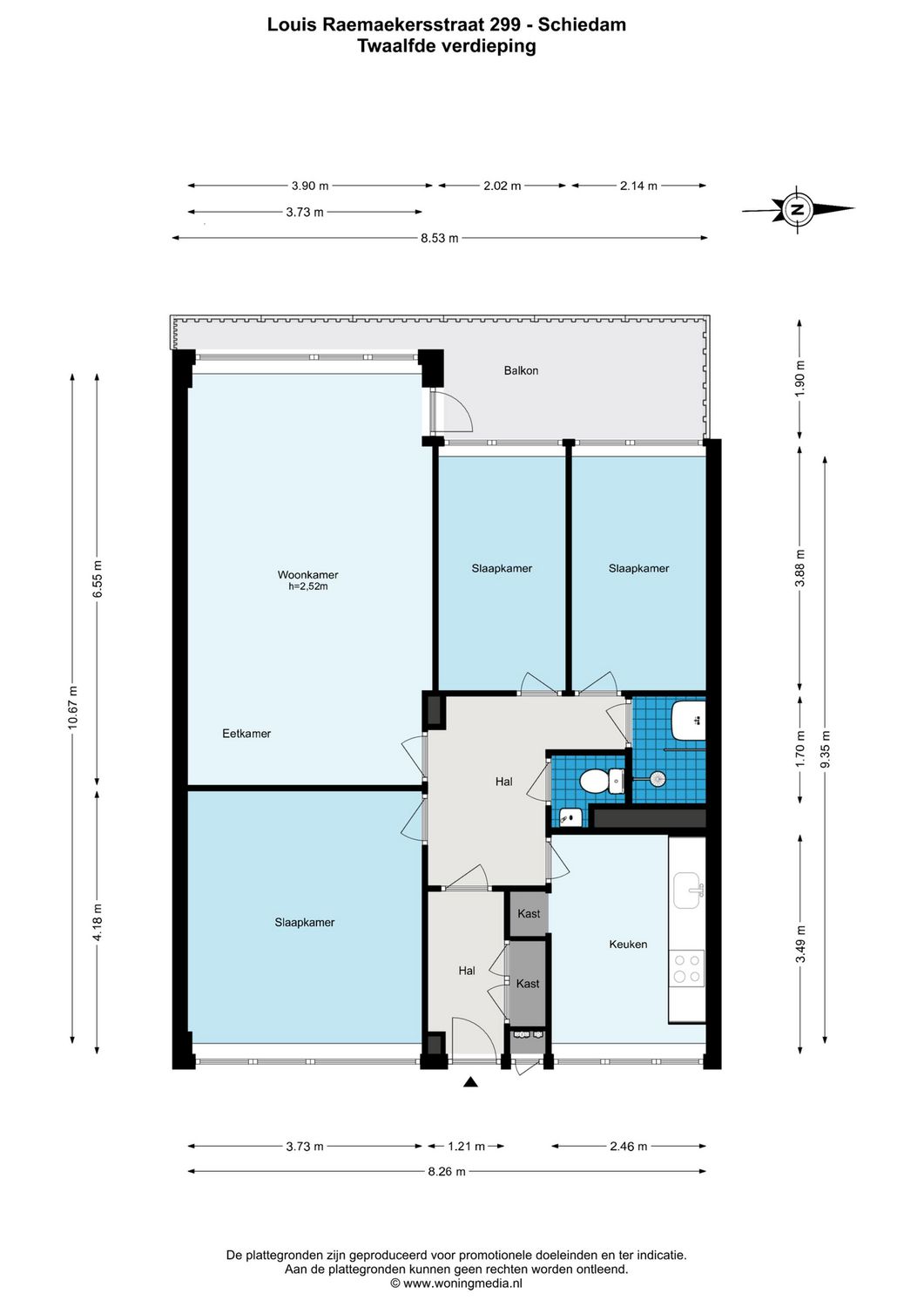 Louis Raemaekersstraat 299, SCHIEDAM plattegrond 0