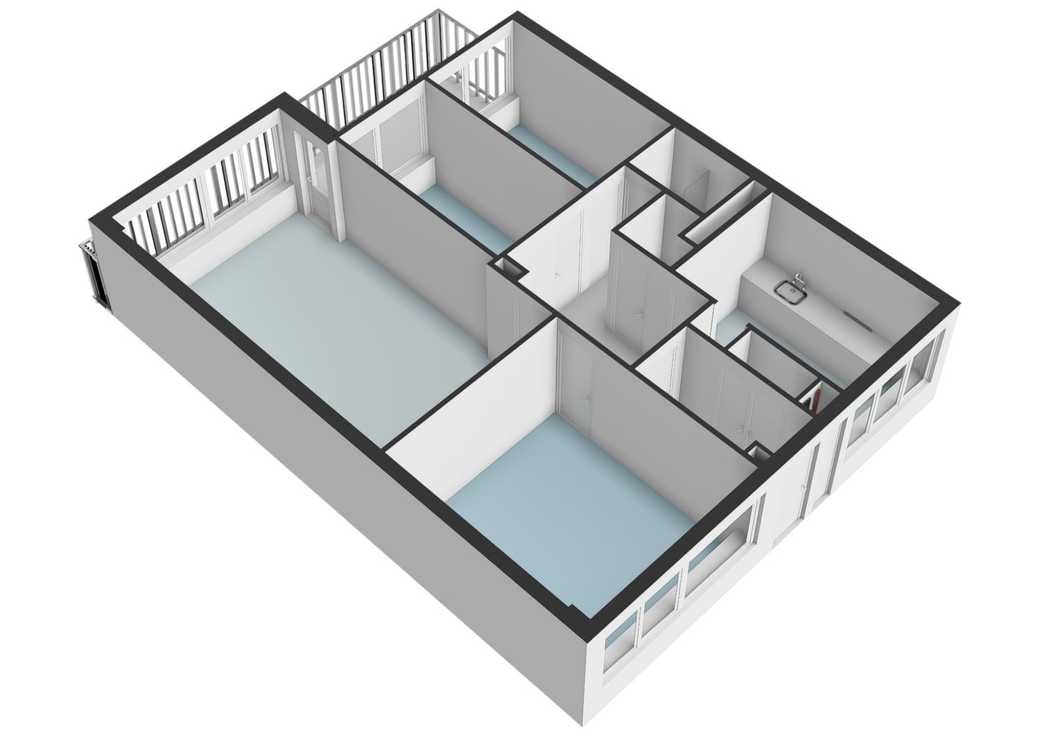 Louis Raemaekersstraat 299, SCHIEDAM plattegrond 2