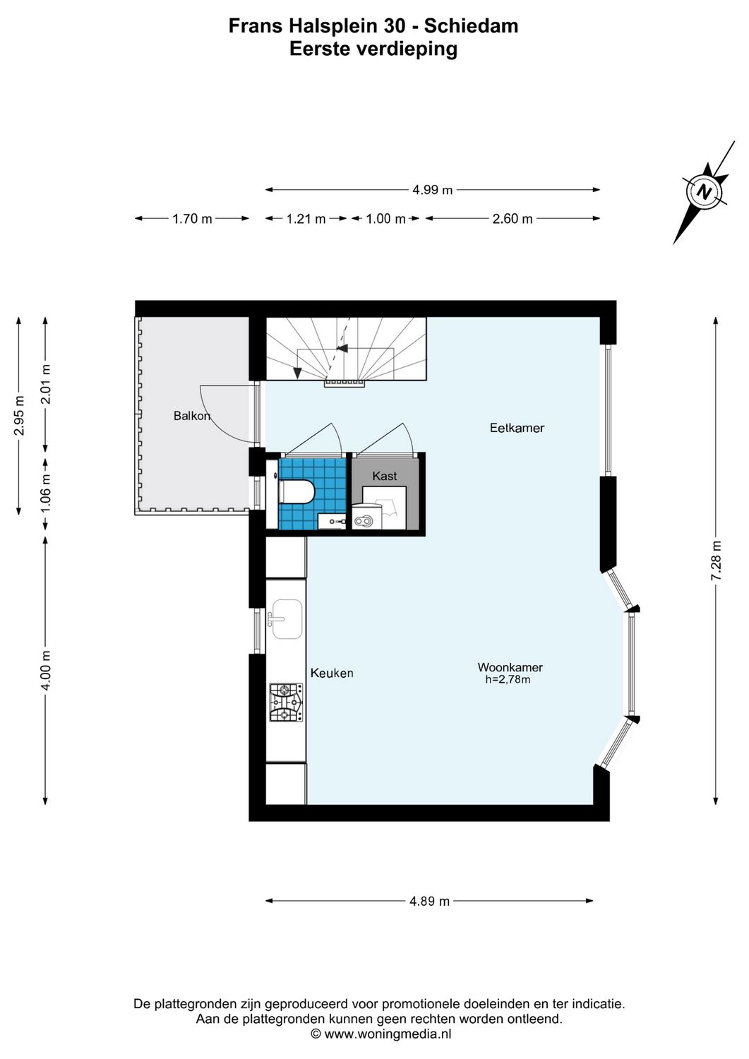 Frans Halsplein 30, SCHIEDAM plattegrond 0