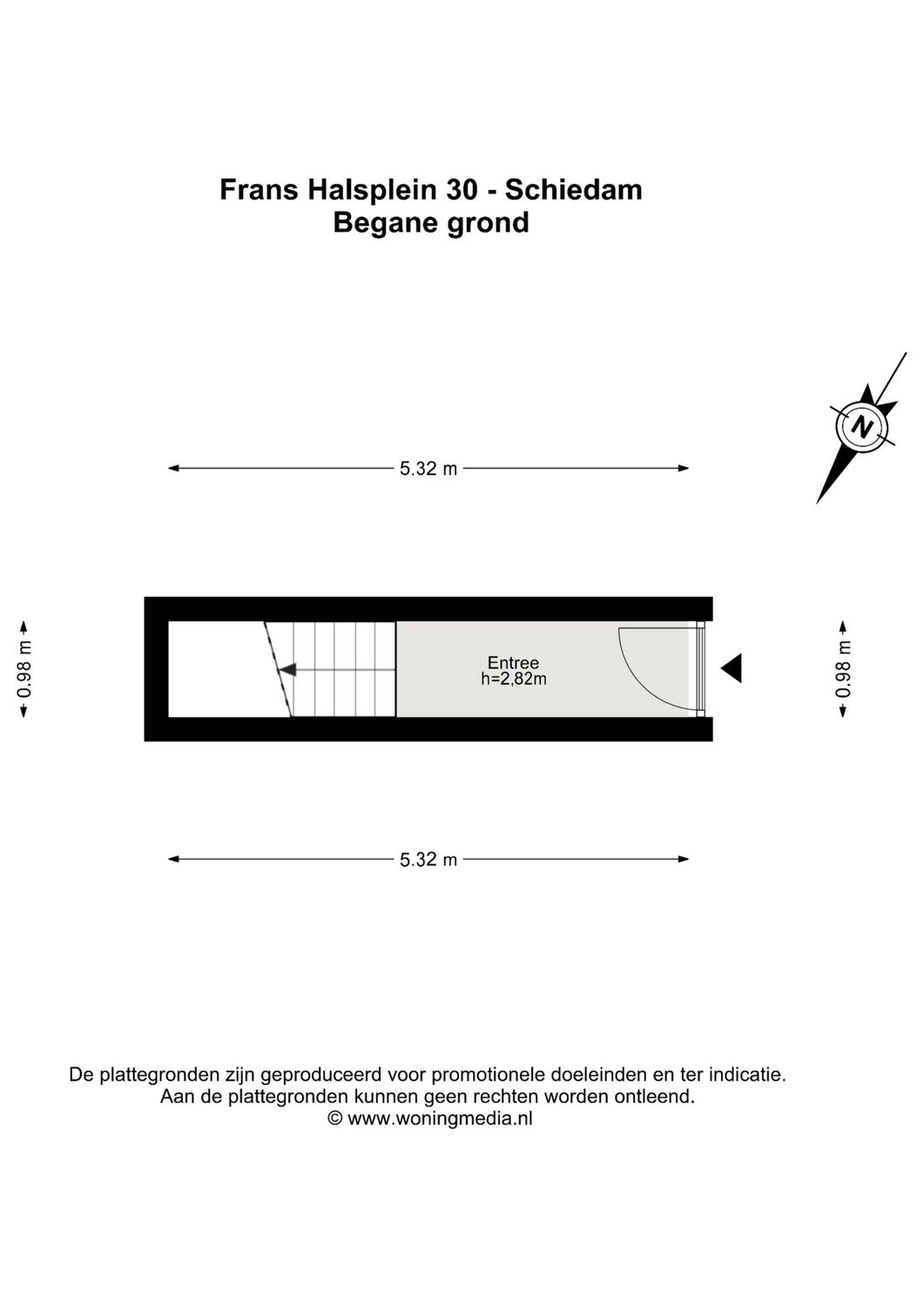 Frans Halsplein 30, SCHIEDAM plattegrond 5