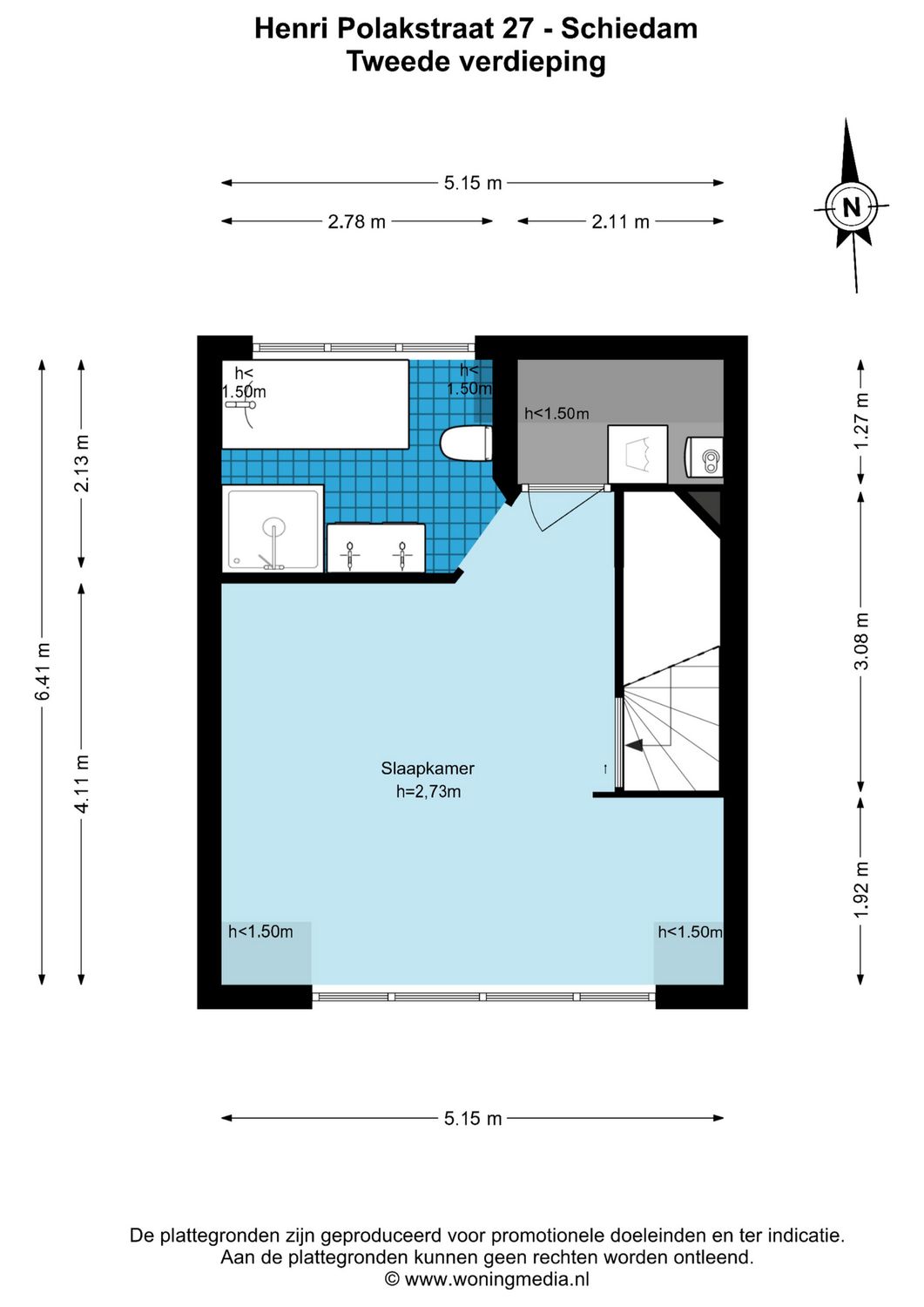 Henri Polakstraat 27, SCHIEDAM plattegrond 2