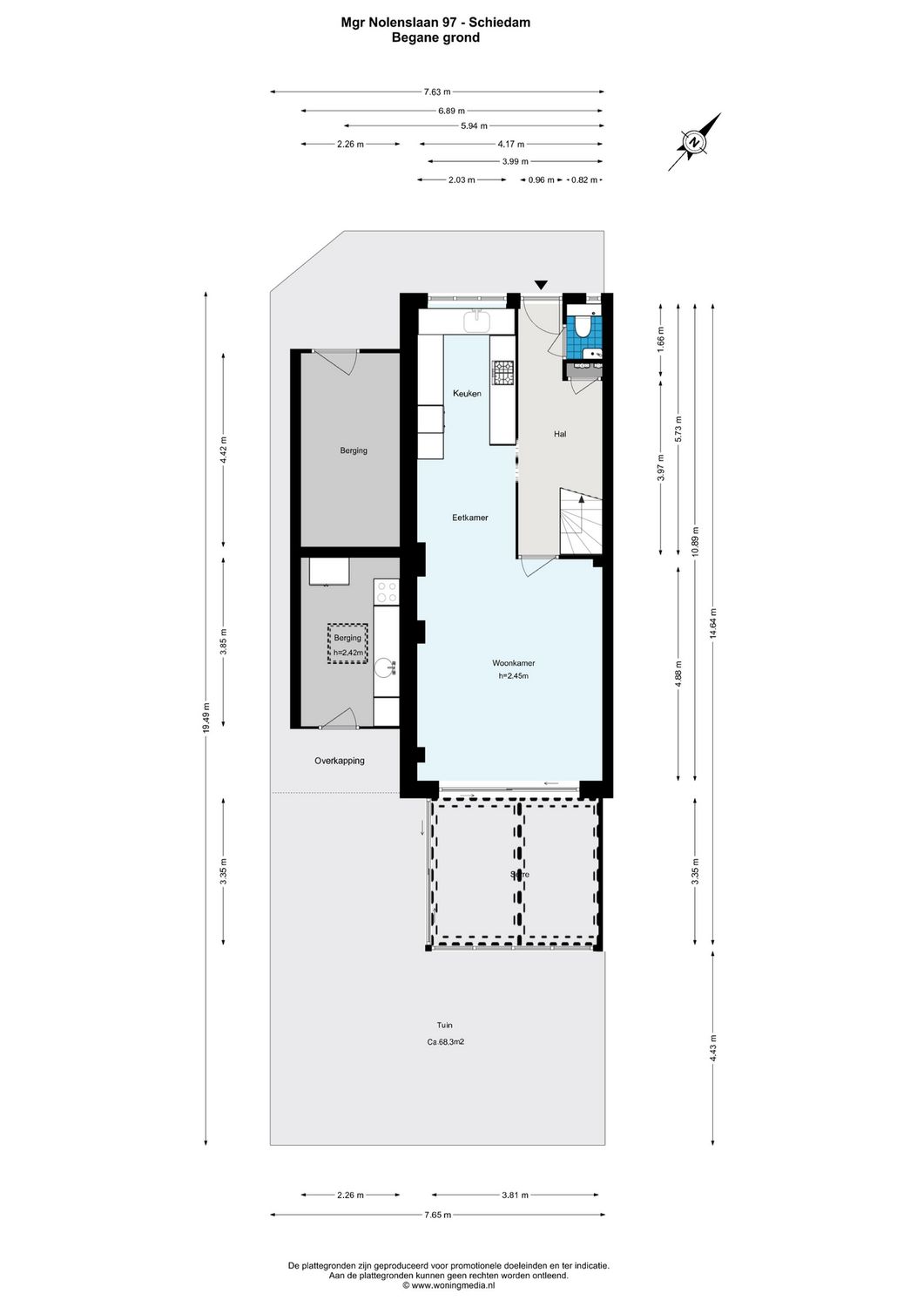 Mgr Nolenslaan 97, SCHIEDAM plattegrond 0