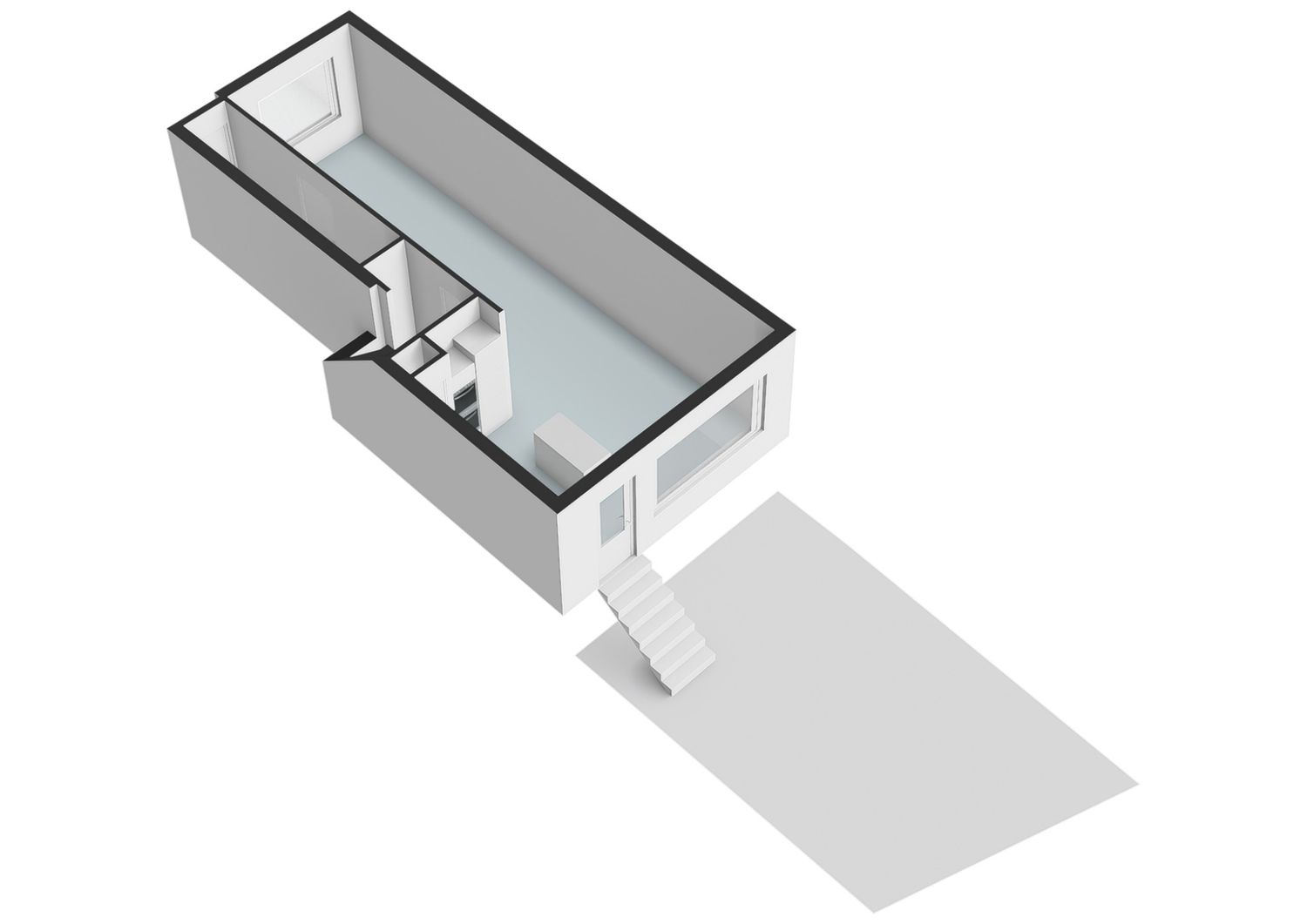 Voltastraat 18B, SCHIEDAM plattegrond 2