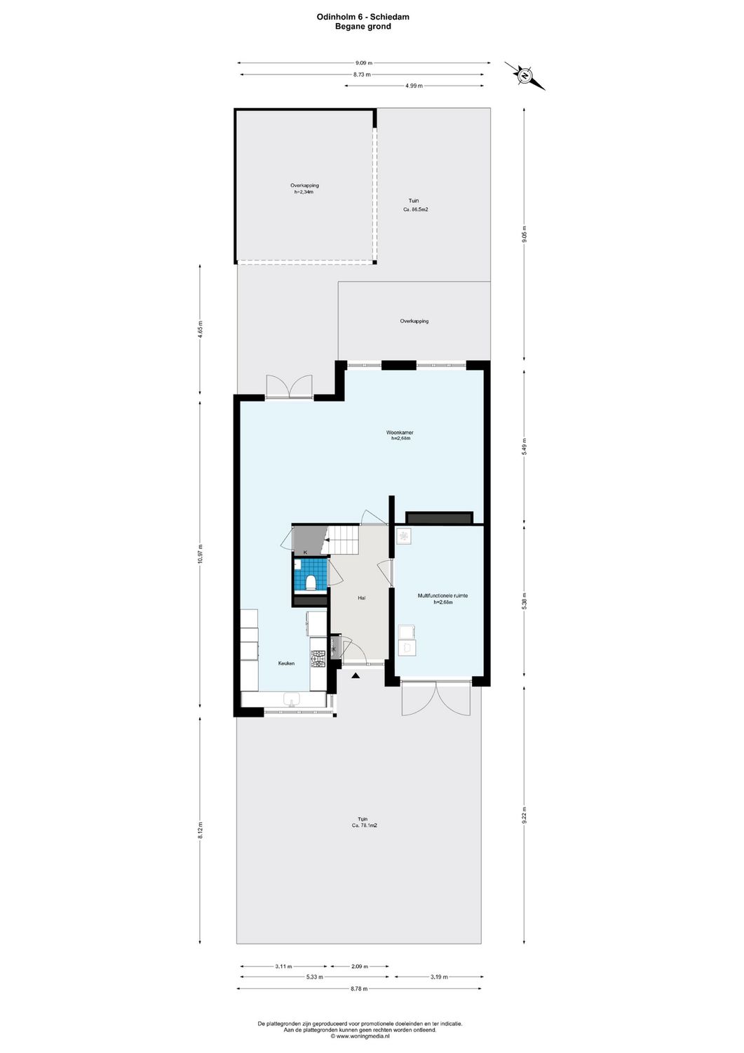 Odinholm 6, SCHIEDAM plattegrond 0