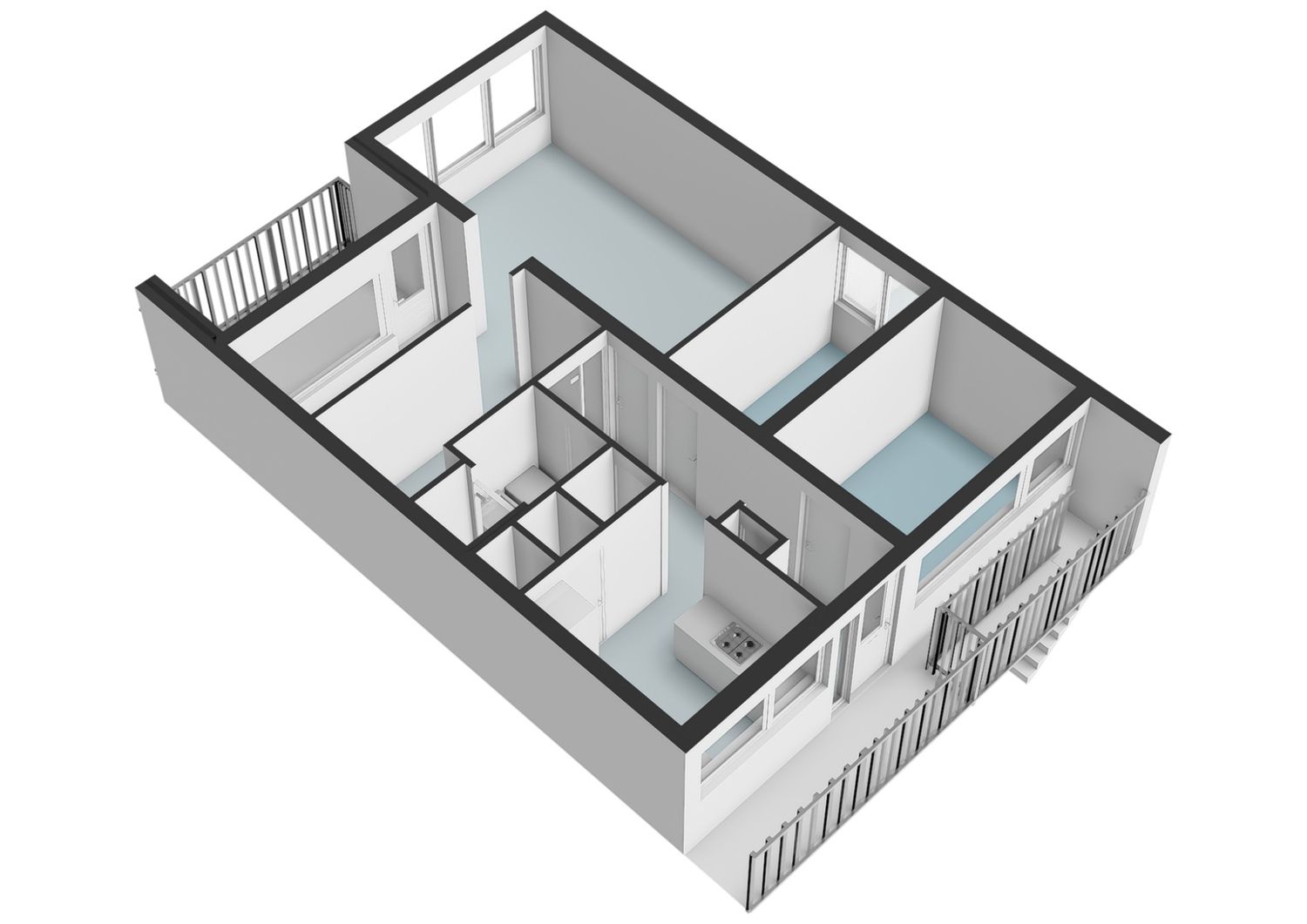 Sem Dresdenplein 145, SCHIEDAM plattegrond 2