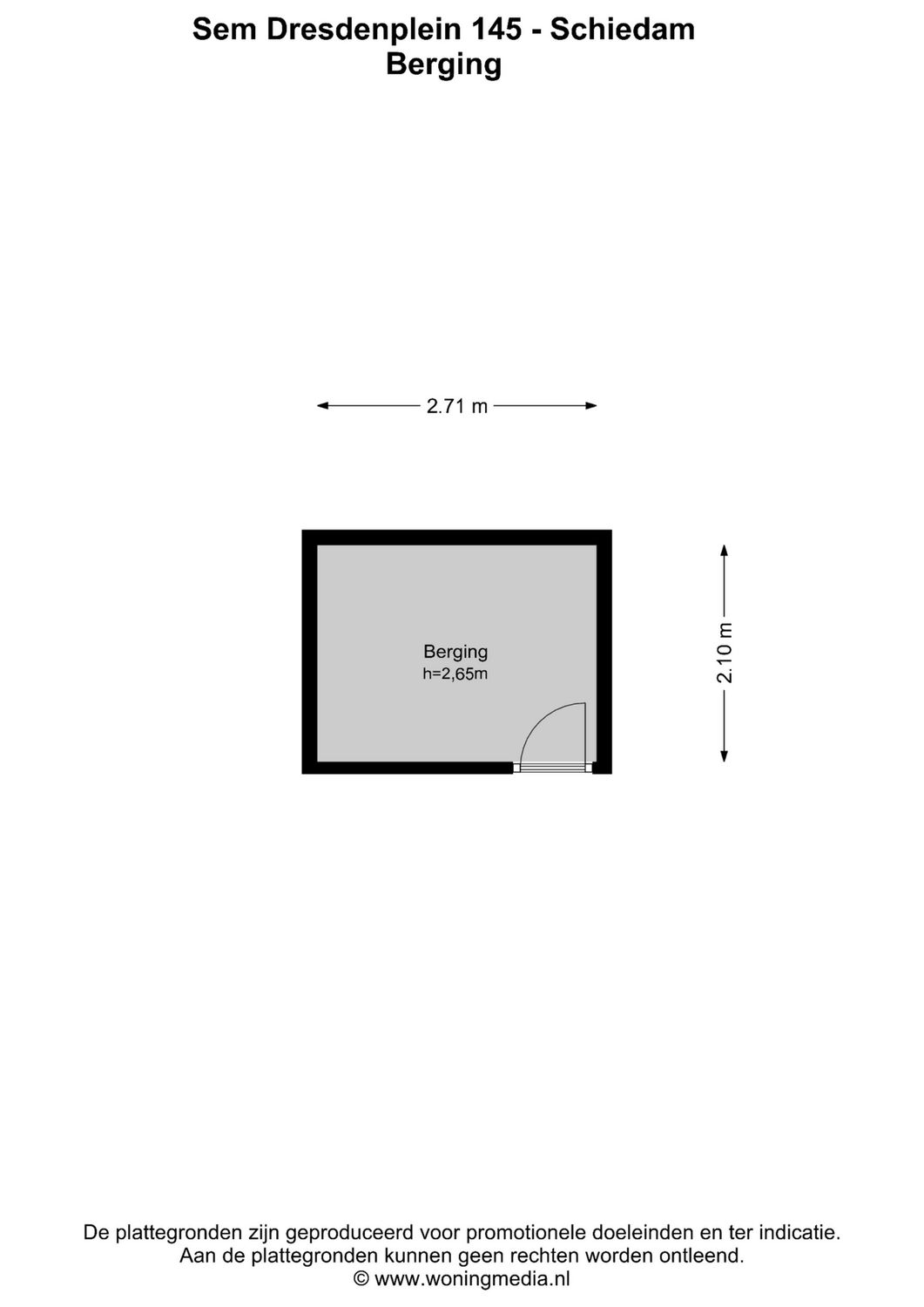 Sem Dresdenplein 145, SCHIEDAM plattegrond 3