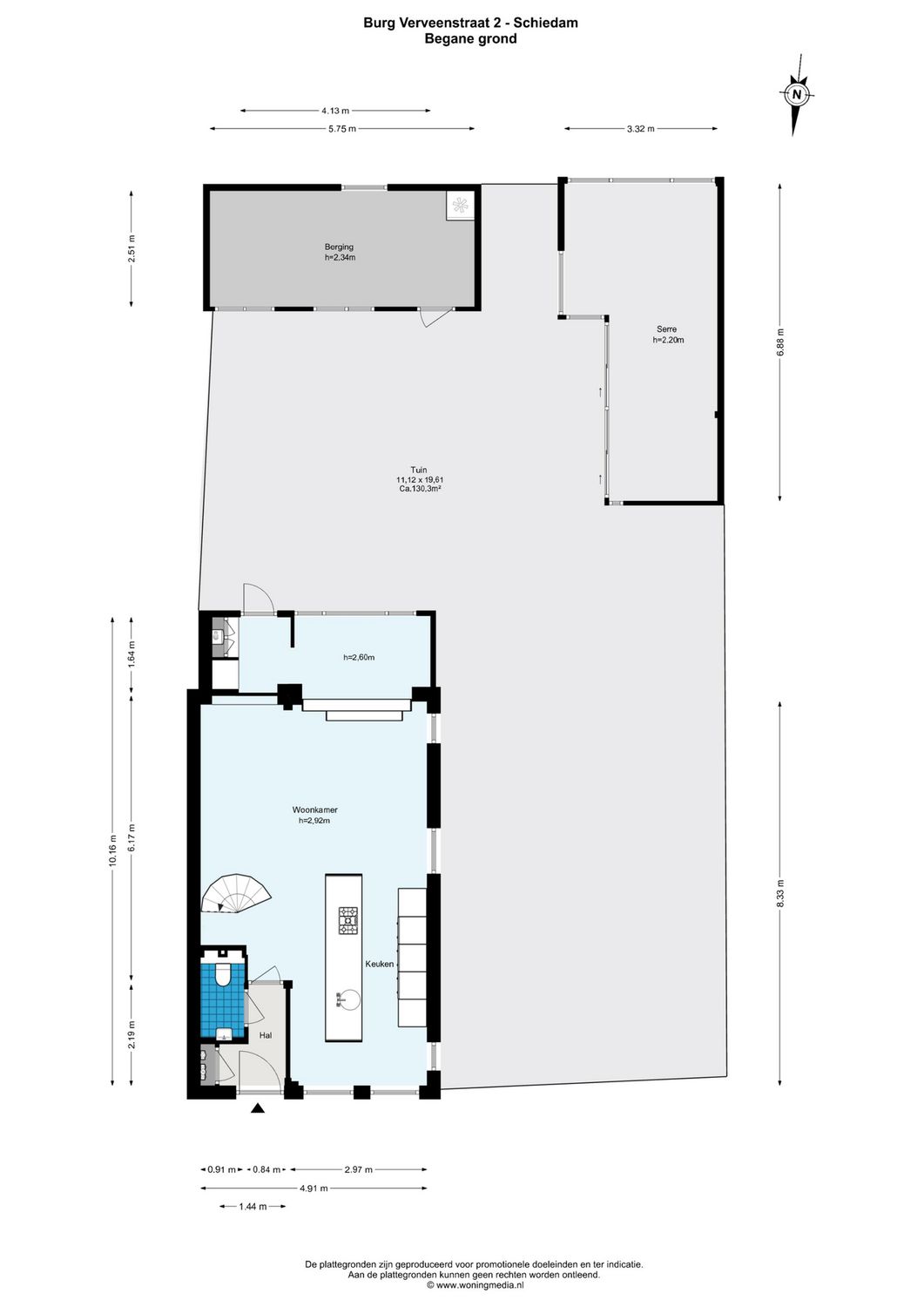 Burgemeester Verveenstraat 2, SCHIEDAM plattegrond 0