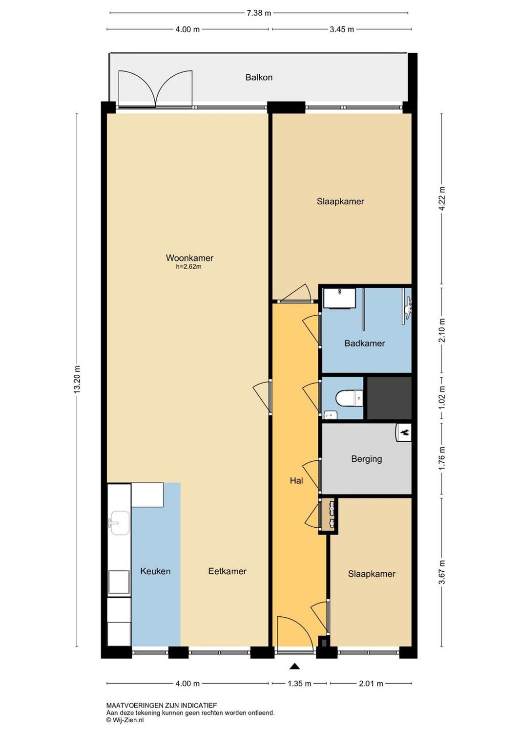 Dr Noletstraat 2D 2, SCHIEDAM plattegrond 0