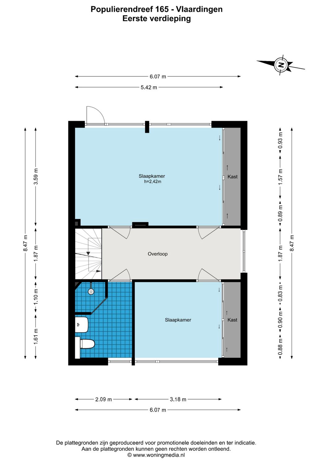 Populierendreef 165, VLAARDINGEN plattegrond 2
