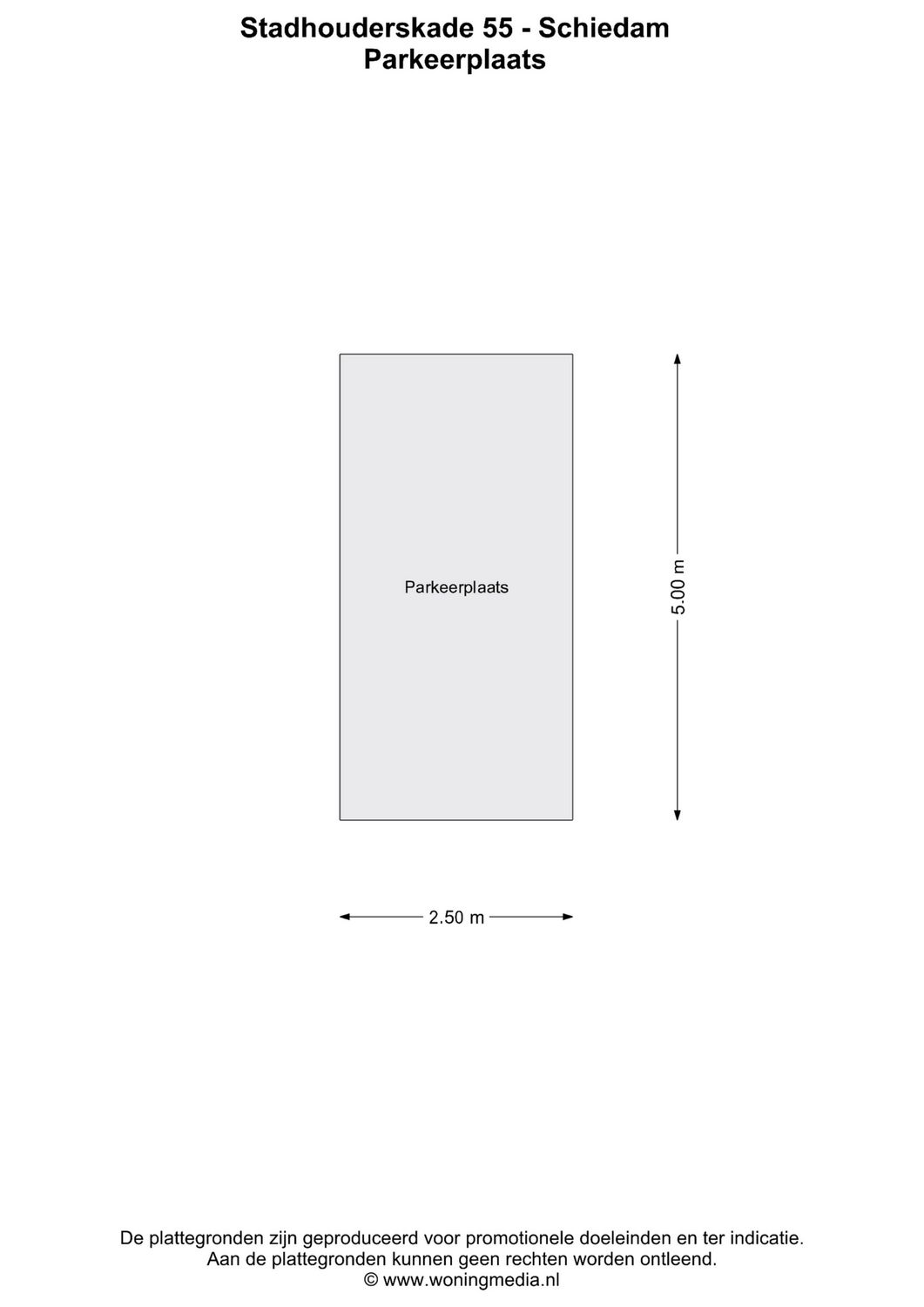 Stadhouderskade 55, SCHIEDAM plattegrond 2