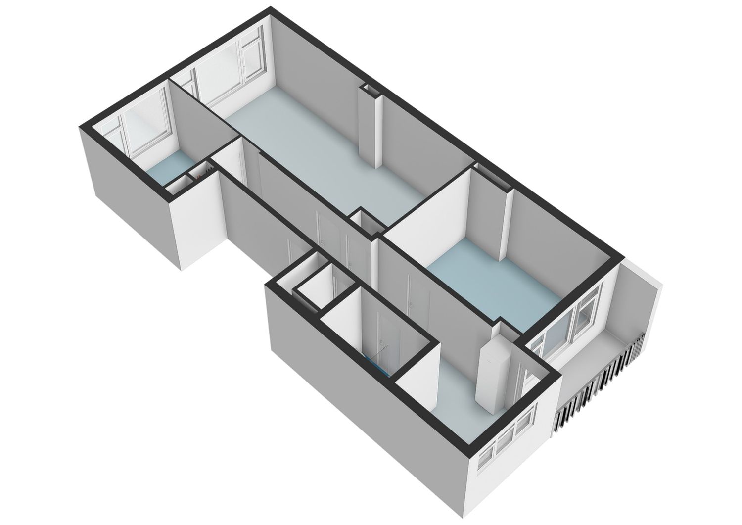 Broersvest 10A, SCHIEDAM plattegrond 1
