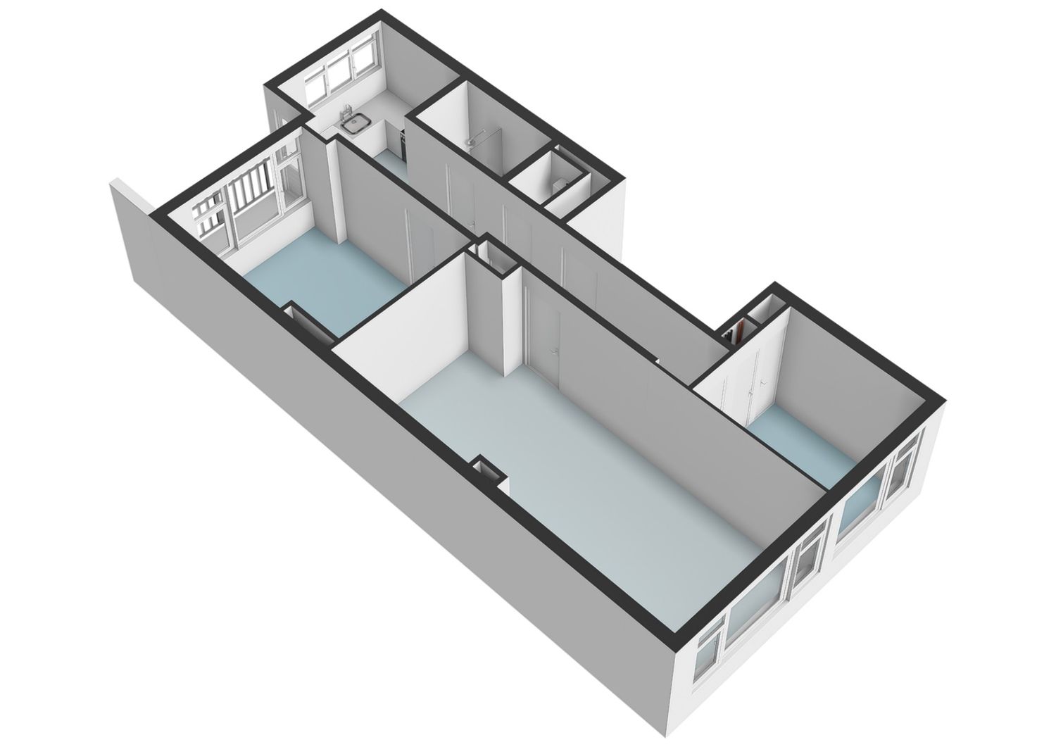 Broersvest 10A, SCHIEDAM plattegrond 2