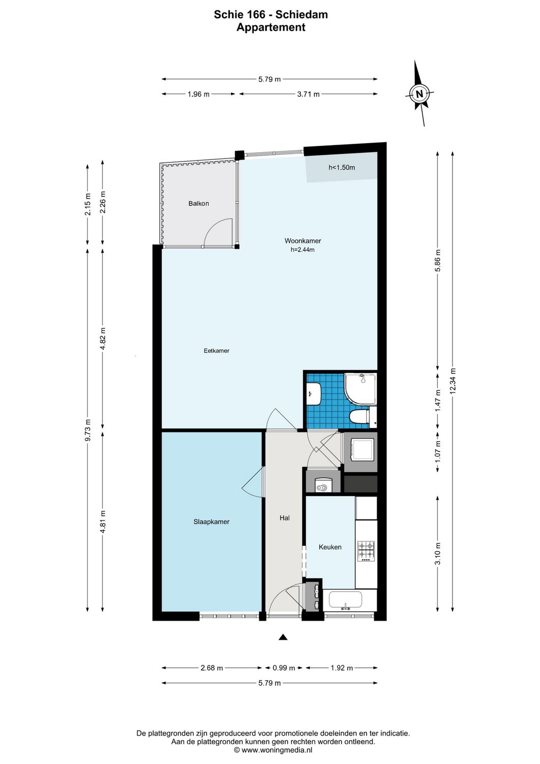Schie 166, SCHIEDAM plattegrond 0