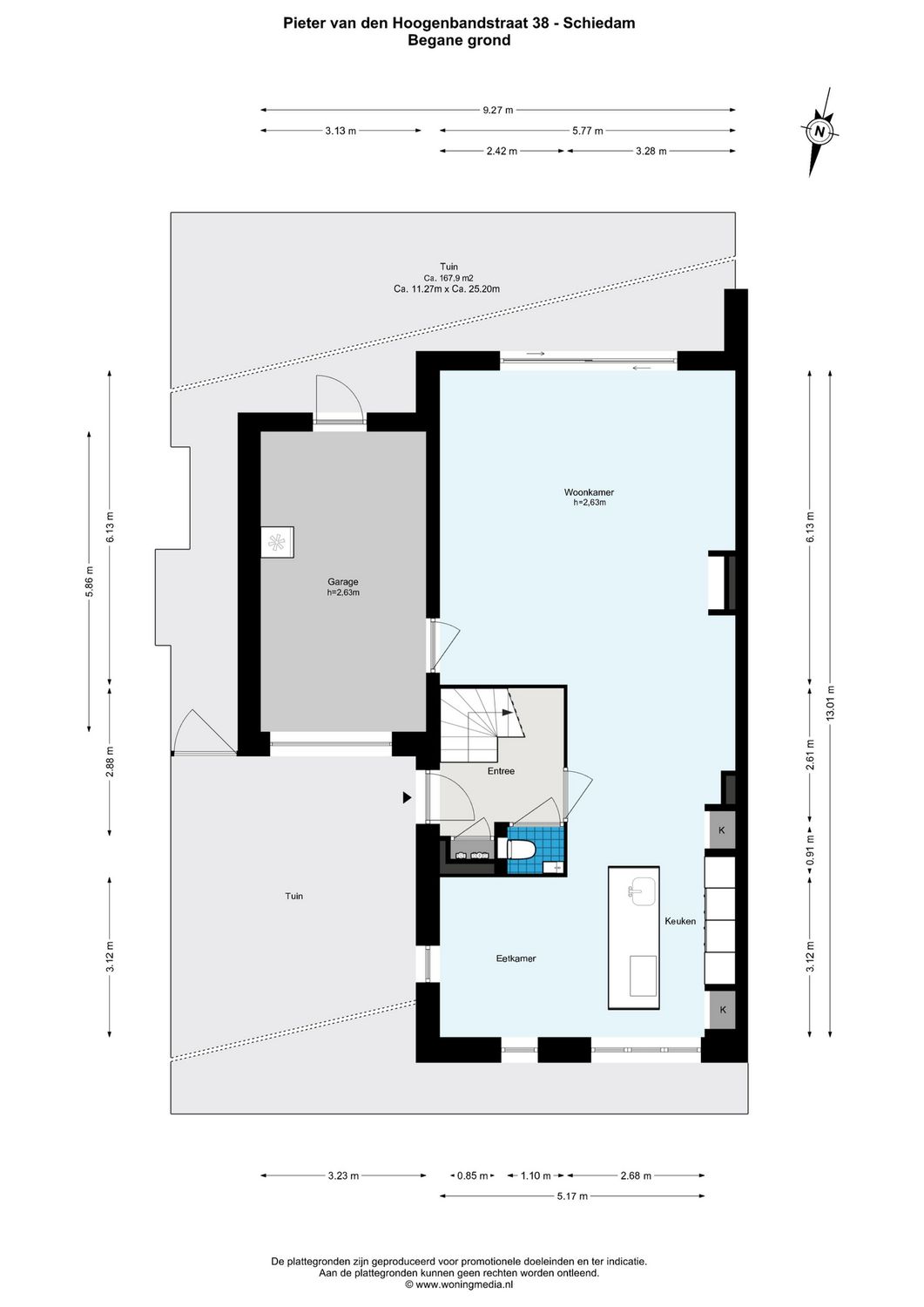 Pieter van den Hoogenbandstraat 38, SCHIEDAM plattegrond 0