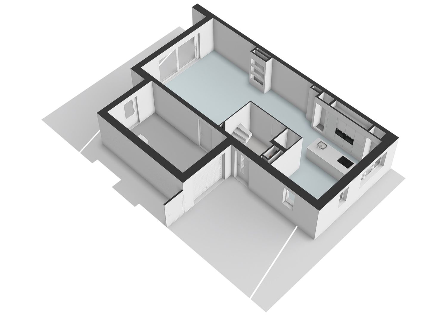 Pieter van den Hoogenbandstraat 38, SCHIEDAM plattegrond 2
