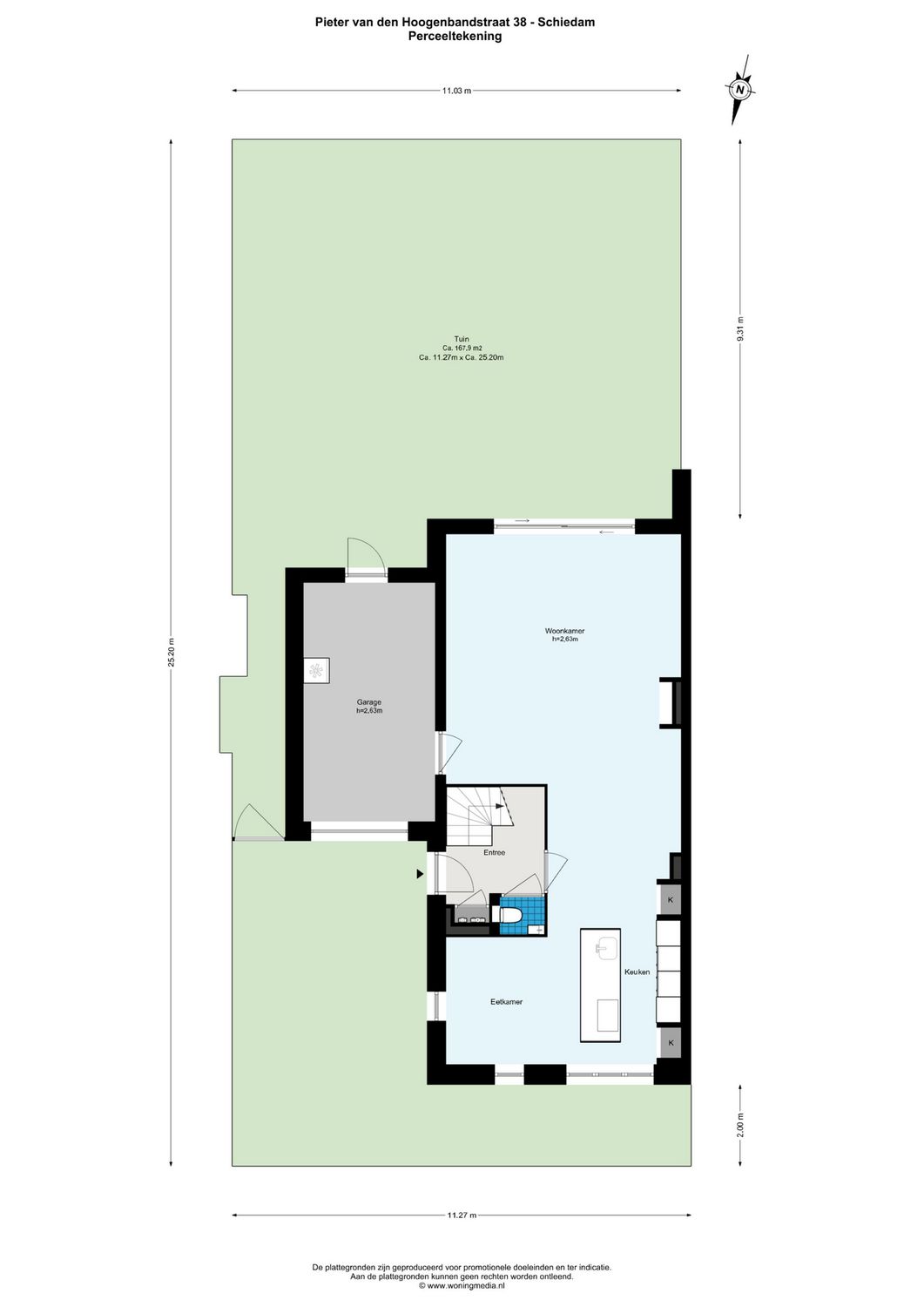Pieter van den Hoogenbandstraat 38, SCHIEDAM plattegrond 9