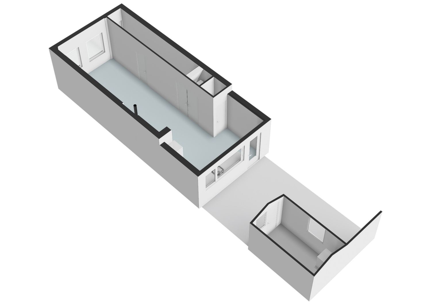 Veenlantstraat 26, SCHIEDAM plattegrond 2