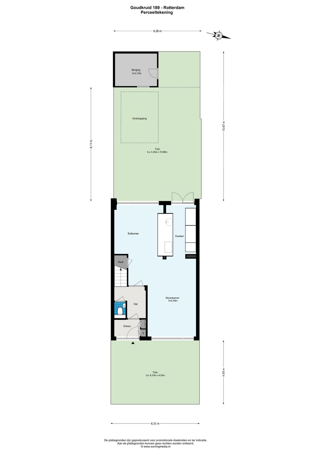 Goudkruid 189, ROTTERDAM plattegrond 0