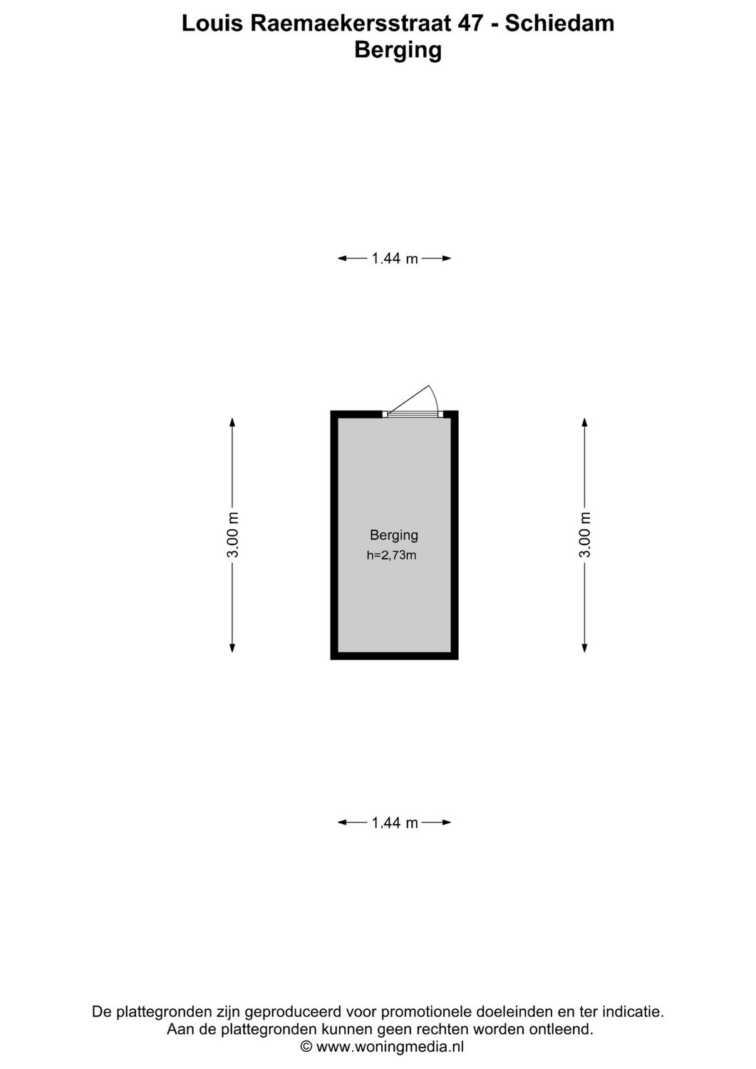 Louis Raemaekersstraat 47, SCHIEDAM plattegrond 3