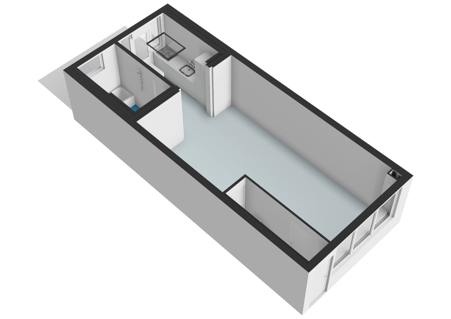 Villastraat 99, SCHIEDAM plattegrond 2
