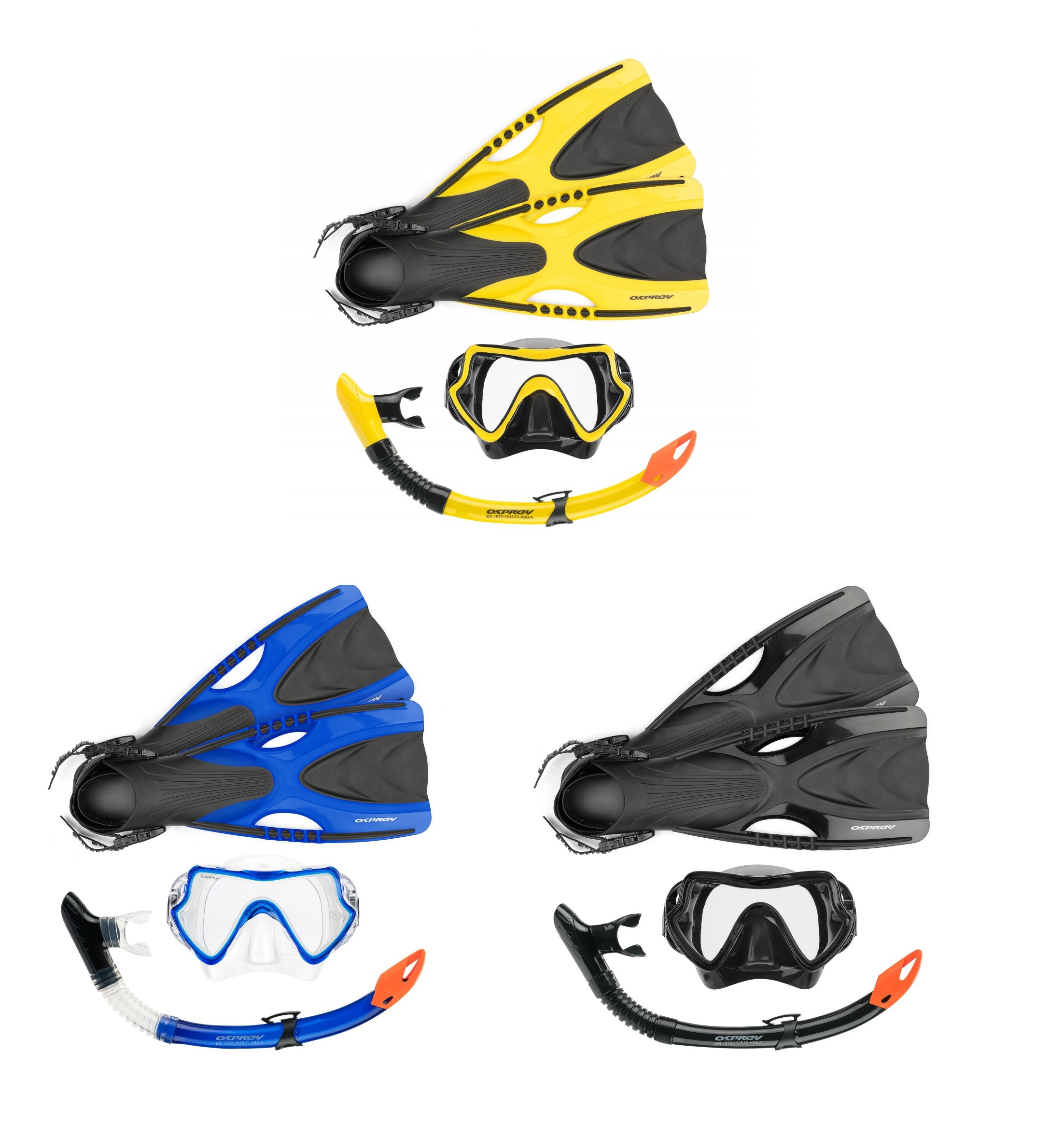 Osprey - Snorkel & Flippers Adult - Snorkel Set