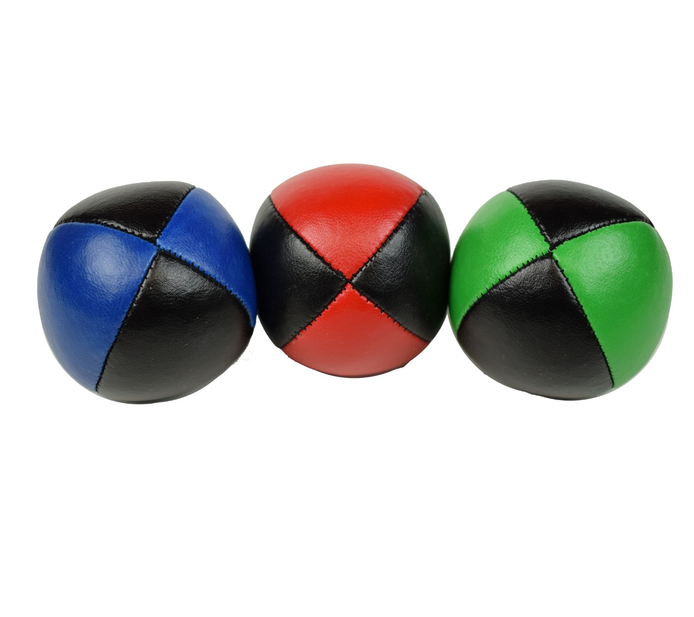 Funsportshop - Basic 3 Pack Zwart/Gekleurd - Jongleerballen