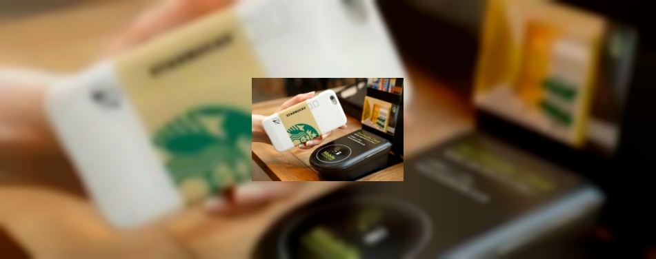 Afrekenen met telefoonhoes bij Starbucks