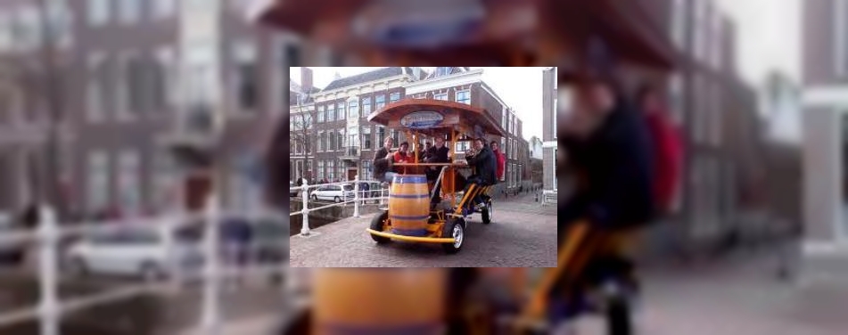 Bierfiets aan banden gelegd