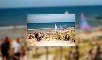 Wellicht paviljoen erbij op strand