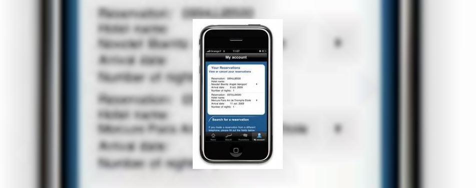 Kamer boeken met iPhone bij Accor hotels