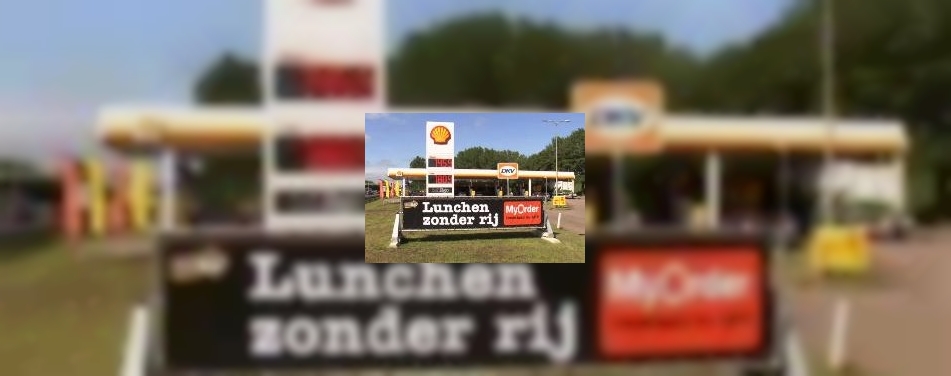 Lunchen bij Shell-stations met app