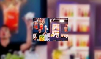 Bols met cocktailbar op televisie