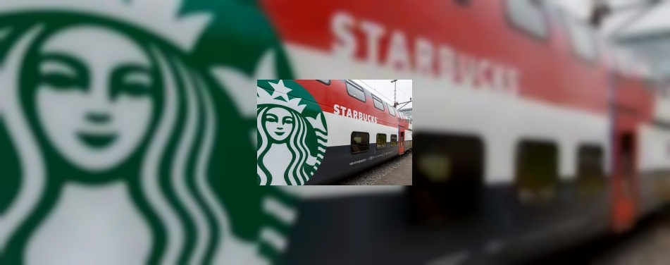 Starbucks store op de rails