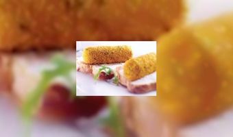 De lente in met aspergecroquet