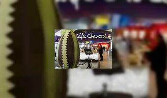 CafÃ© Chocolat laat kunstwerk zien