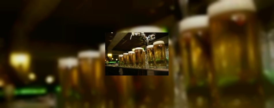 Bierglazen verdwijnen in broekzak