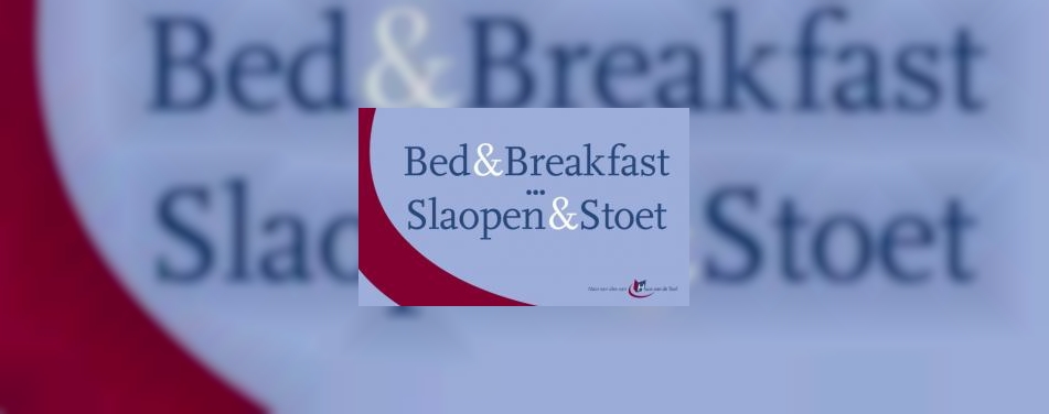 'Slaopen en stoet' naast term 'b&b' 