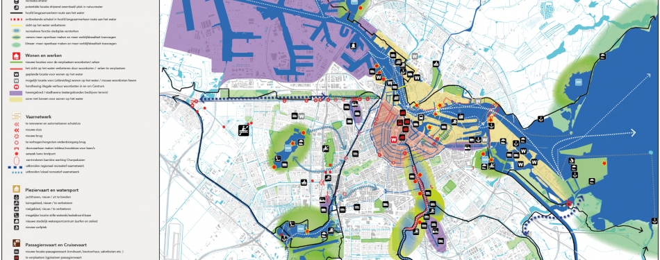 Amsterdam wil meer recreatieve plekken en boulevards langs en aan de Amstel