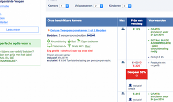 Hotels heffen te veel toeristenbelasting