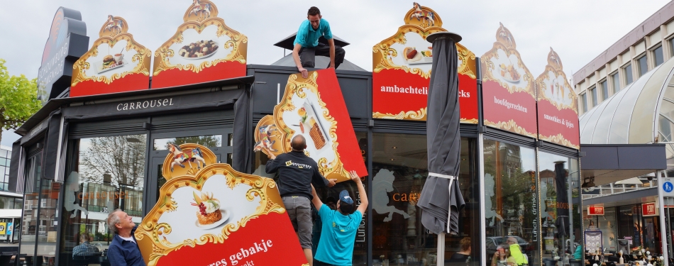 Tilburgse lunchroom omgetoverd tot draaimolen