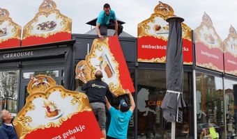Tilburgse lunchroom omgetoverd tot draaimolen