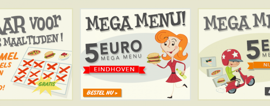 Online menu's voor maar 5 euro in Eindhoven