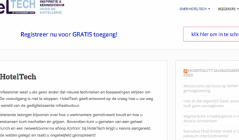 Inschrijven HotelTech 2016 is mogelijk