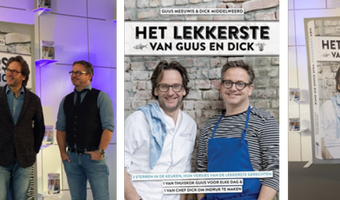 Kookboek van zanger Guus Meeuwis en sterrenchef Dick Middelweerd