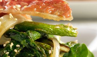 Aspergesalade sesamdressing