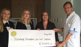 Hilton Rotterdam in actie voor Erasmus MC-Sophia Kinderziekenhuis