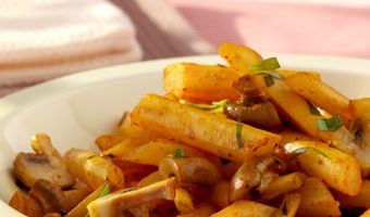 Schorseneren met champignons