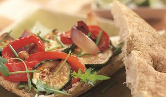 Fusionsalade met focaccia