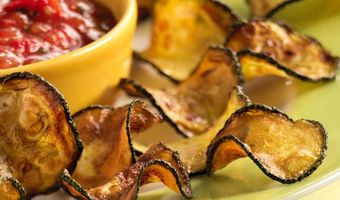 Chips van courgette