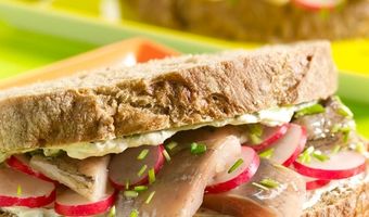 Boerensandwich met haring